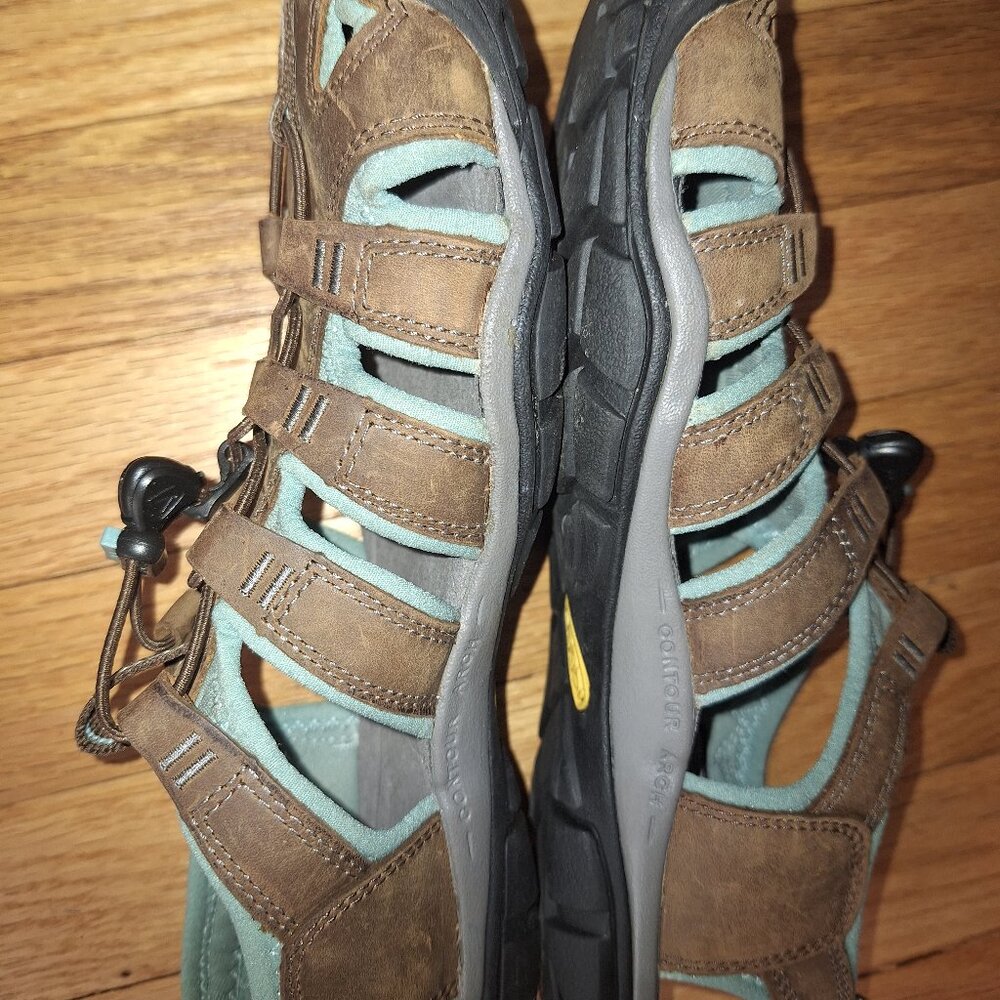 Keen Sandals Womens 8.5 Clearwater CNX Trail Water Sport Brown pre-owned GOOD - Picture 5 of 6